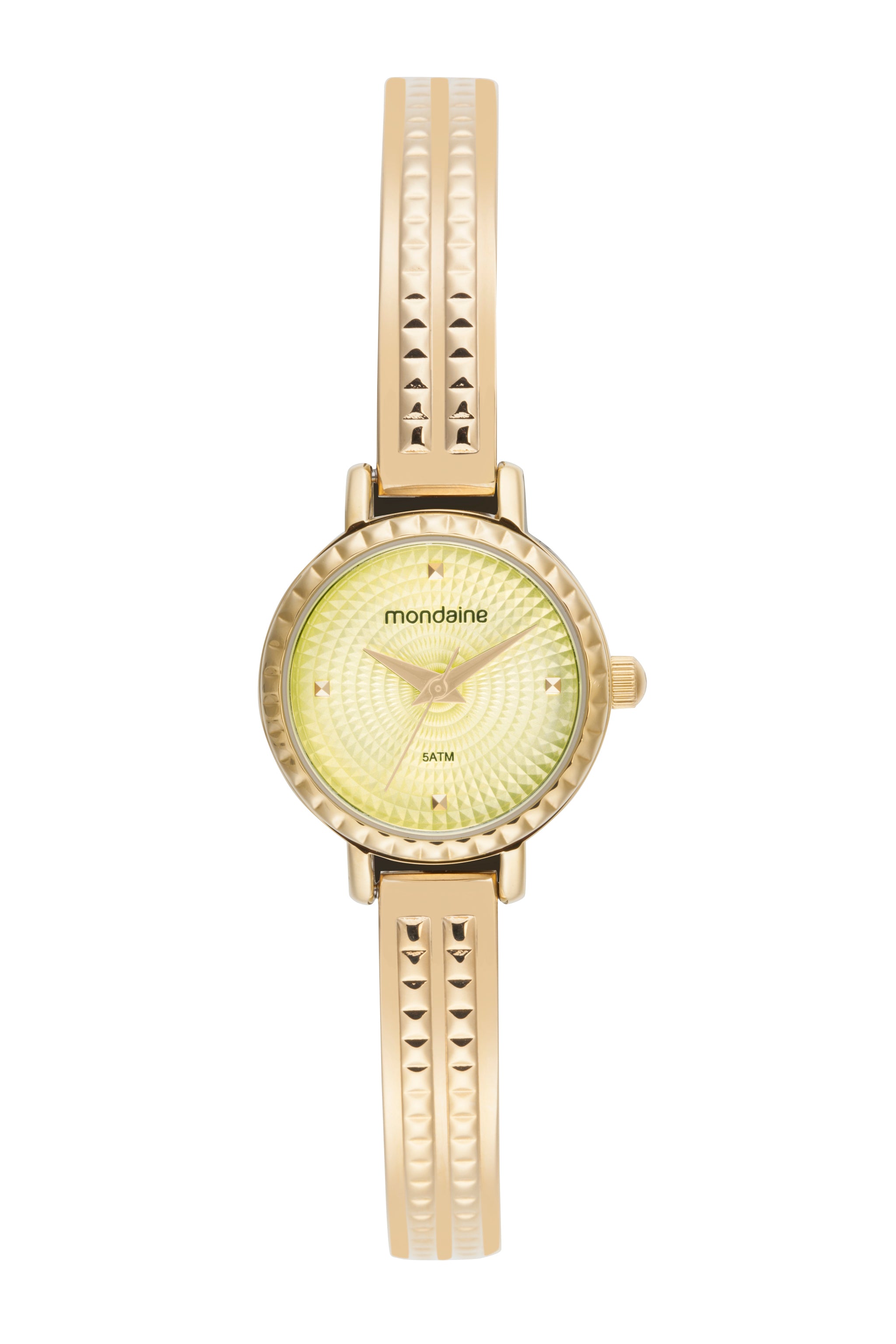 RELÓGIO FEMININO BRACELETE DOURADO MONDAINE - 32910LPMVDM1