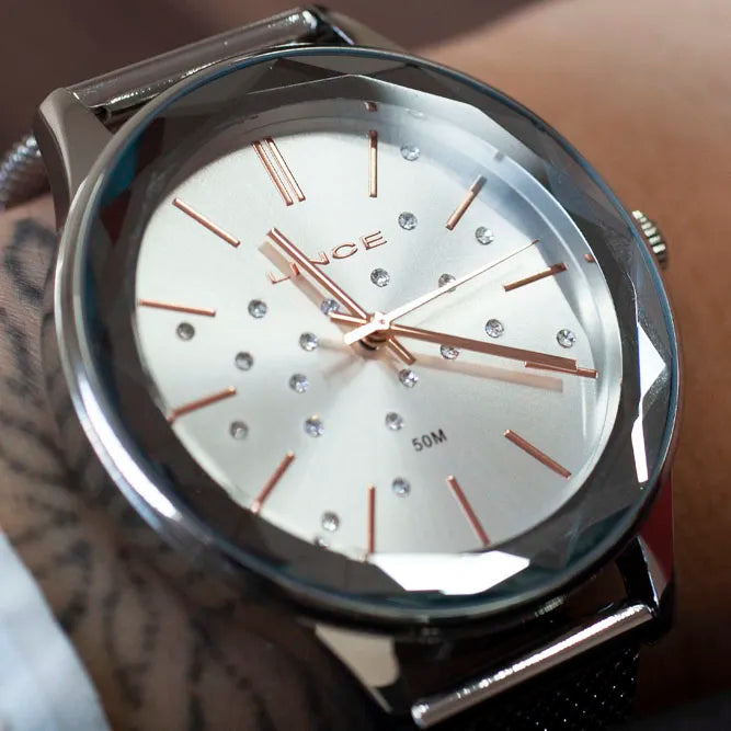 RELÓGIO FEMININO GRACE ANALÓGICO PRATA LINCE - LRM4782L40