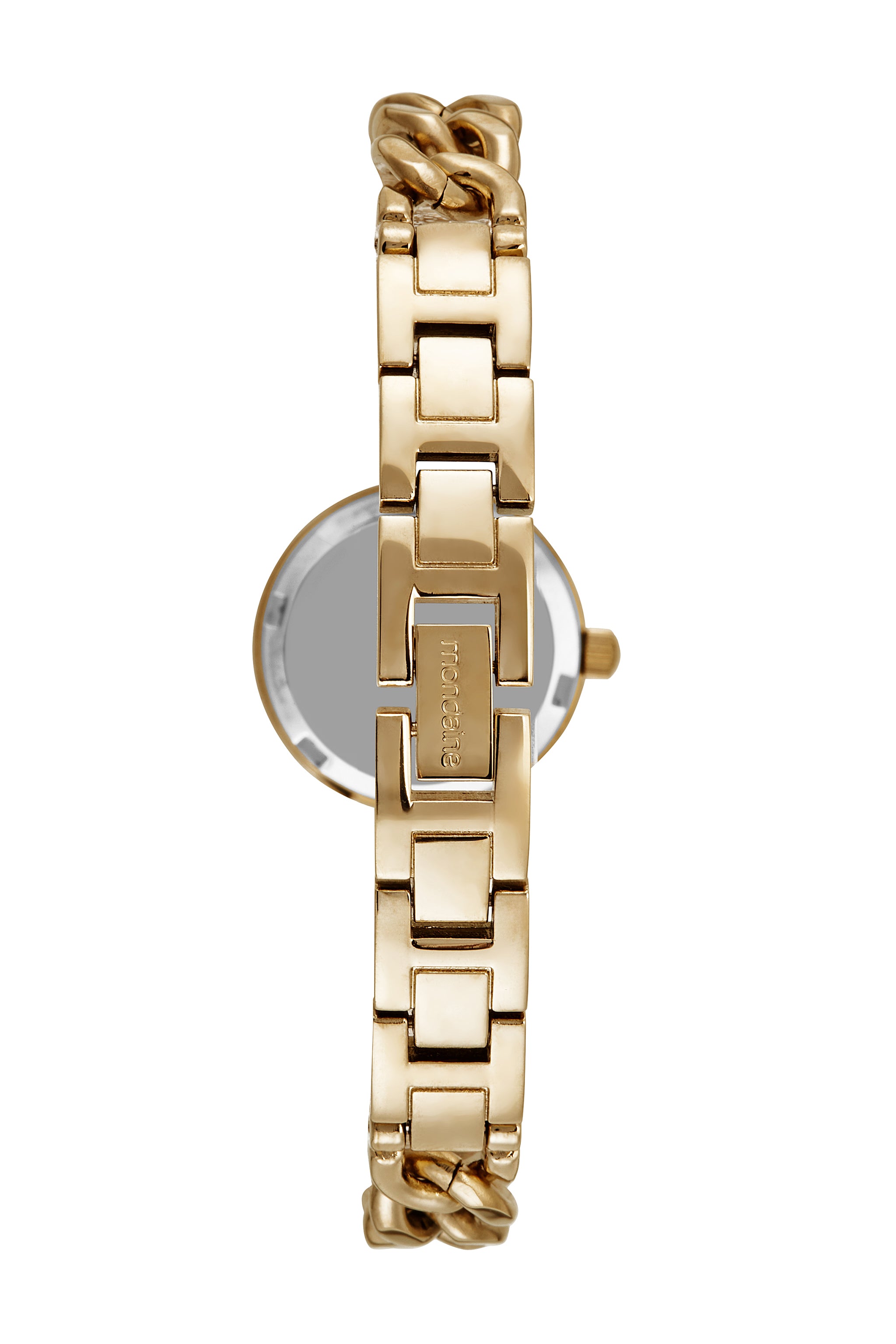 RELÓGIO FEMININO ESPELHADO CORRENTE DOURADO MONDAINE - 32613LPMVDE1