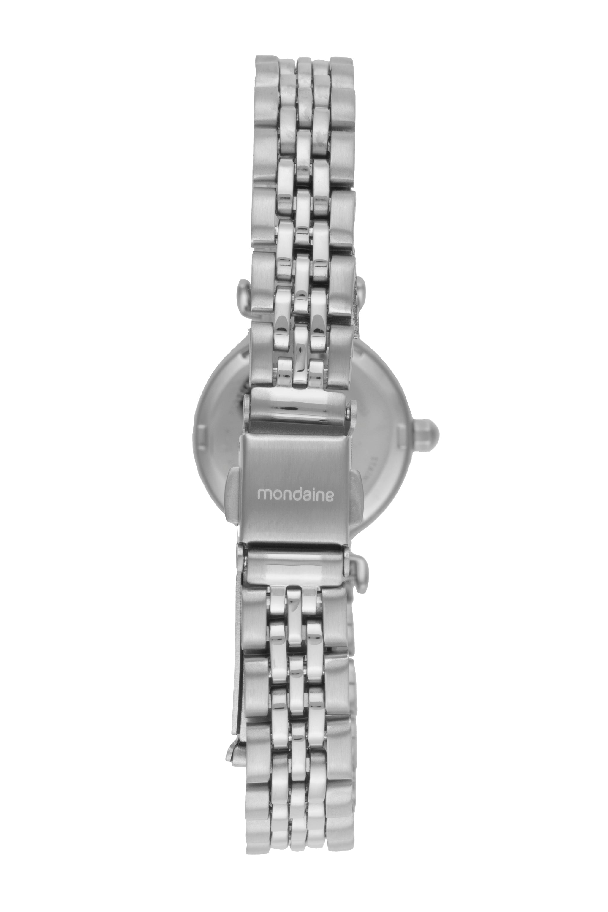 RELÓGIO FEMININO CROMADO PEQUENO MONDAINE - 32866L0MKNE2K1