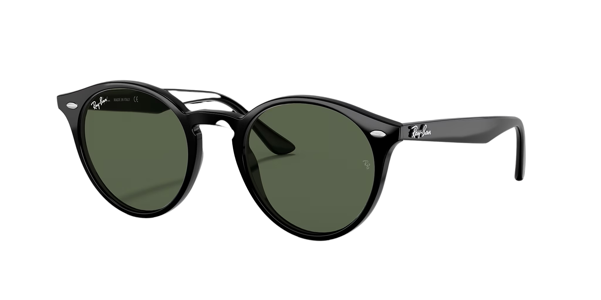 ÓCULOS DE SOL RAY-BAN PRETO COM LENTES VERDE ESCURO - RB2180L