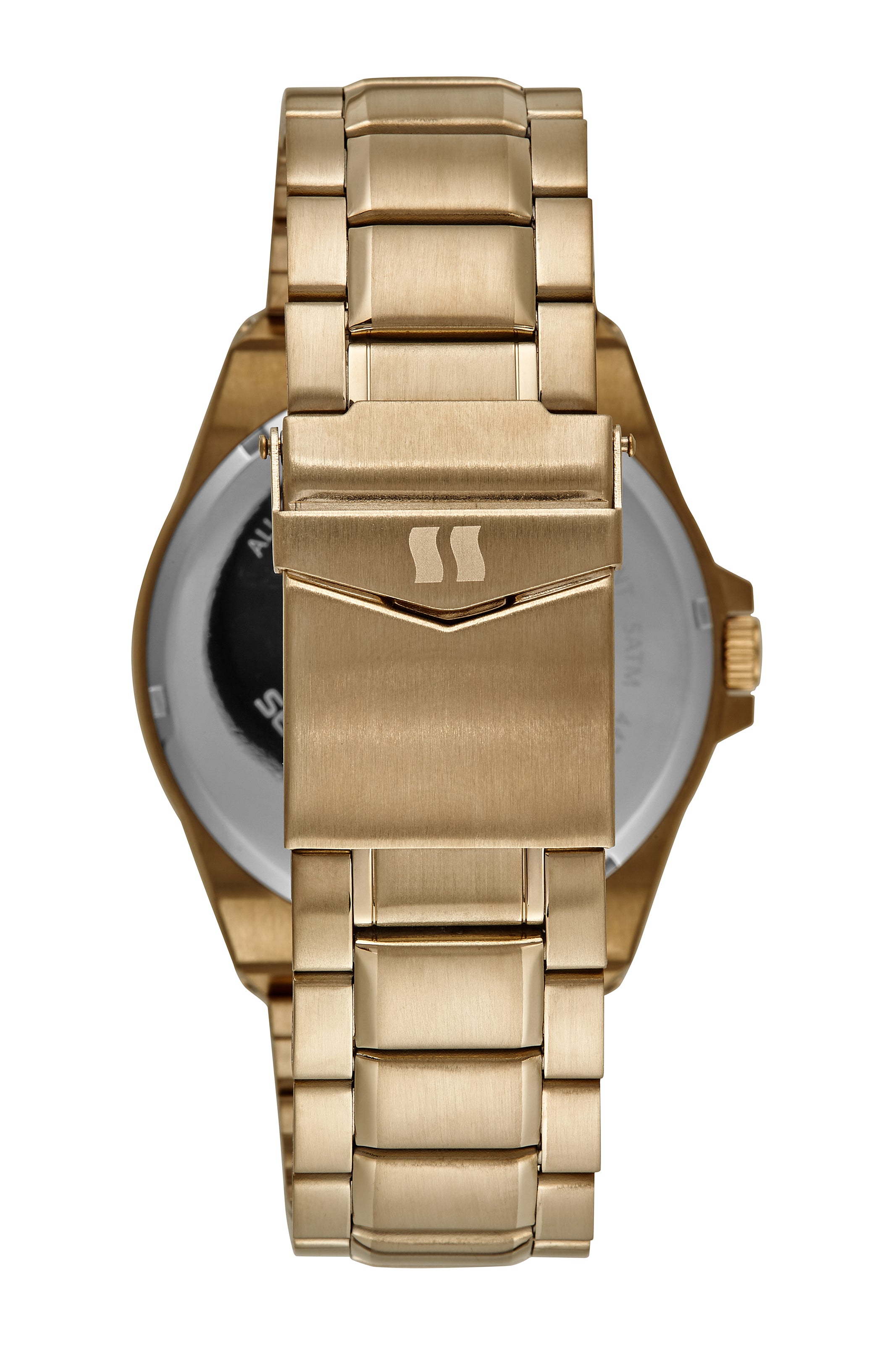 RELÓGIO MASCULINO AÇO VIDRO ABAULADO DOURADO SECULUS – 44234GPSVDA3