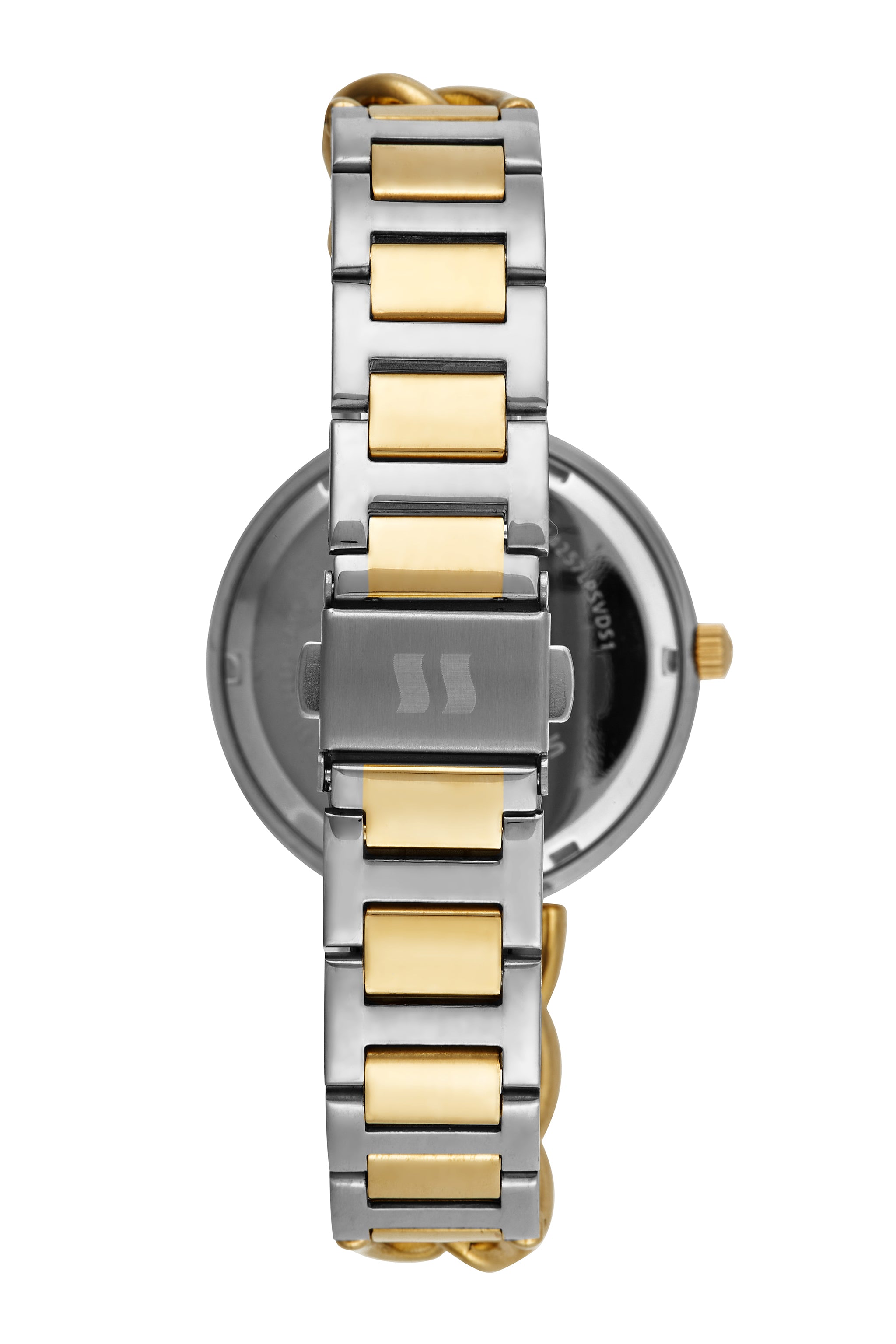 RELÓGIO FEMININO CORRENTES E TEXTURAS BICOLOR SECULUS - 44257LPSVBB3