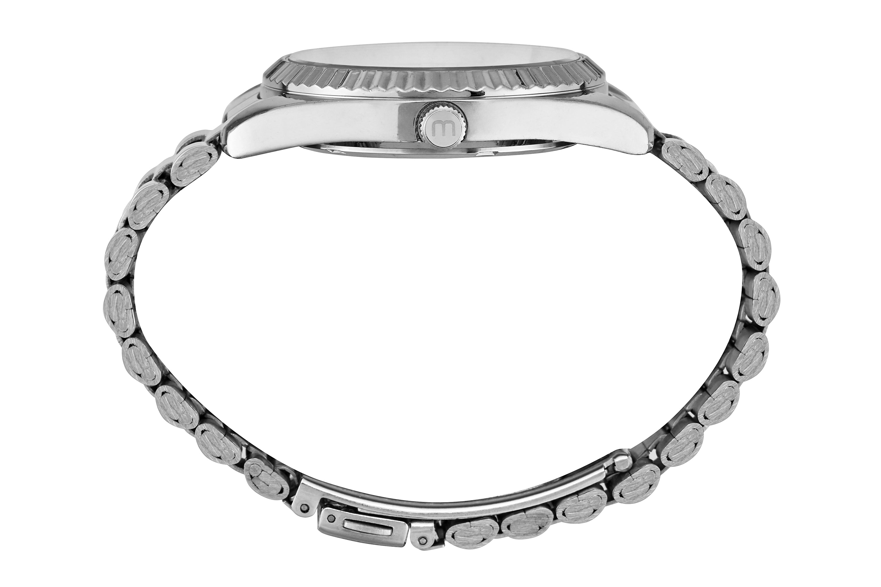 RELÓGIO FEMININO CRISTAIS PRATA MONDAINE - 76768L0MVNE1