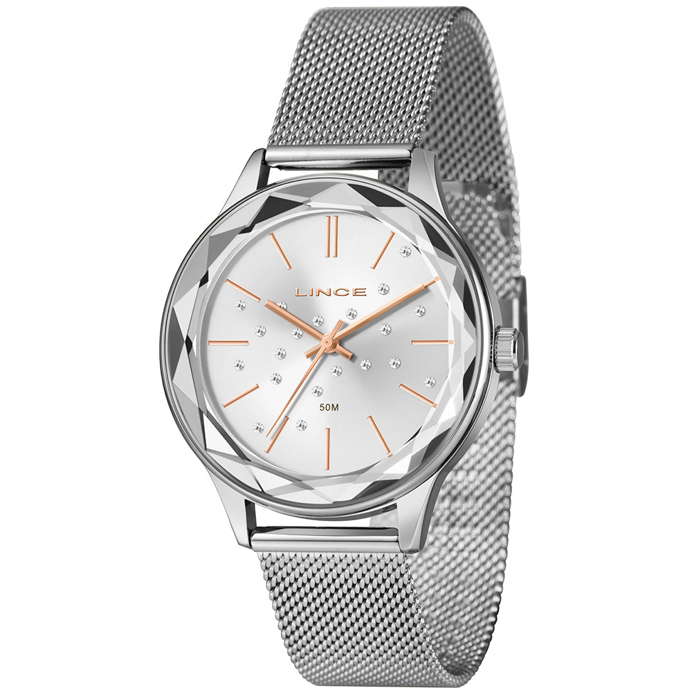 RELÓGIO FEMININO GRACE ANALÓGICO PRATA LINCE - LRM4782L40